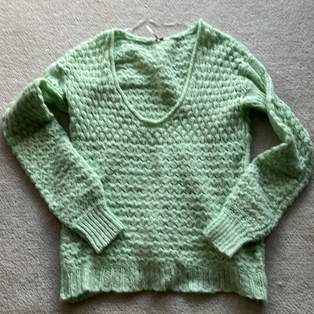 FP oversized mint sweater